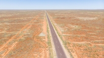 A Stuart Highway in the centre of Australia It crosses the outback from north to south