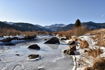 A Sunny Winter Day in Rocky Mountain National Park 