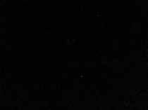 A very amateur shot of Orions Belt Shot with my Pixel xl