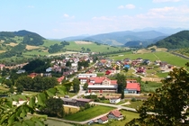 A view from above - Oravsk Podzmok Slovakia 