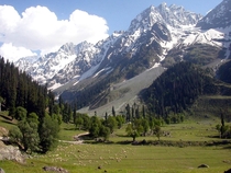 A View From Amarnath Cave Jammu Kashmir 
