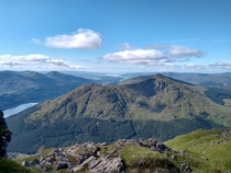 A view from The Cobbler Arrochar Scotland 