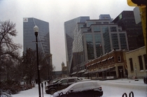 A view of Downtown Regina Saskatchewan Shot on film