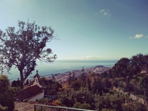 A view of Funchal Madeira from the botanical gardens taken early December last year 