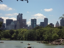 A View of Midtown Manhattan from Central Park 