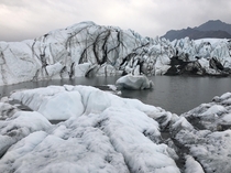 A walk on Matanuska Glacier Alaska  do it while they are still there 