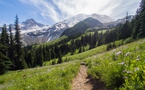 A walk on The Wonderland Trail in Mount Rainier National Park Its appropriately named 