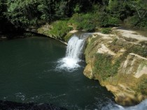 A waterfall at Rio Blanco National Park 