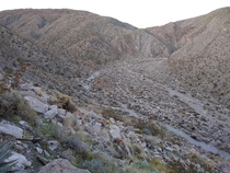 A watershed in the Anza Borrego Desert 
