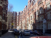 A wealthy area in Kensington London 