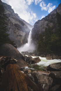 A Wet Afternoon at Lower Yosemite Falls Yosemite CA  IG grantplace