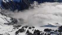A wonderful lake of clouds Rochers de Naye Switzerland  Watch it in K video in the comments