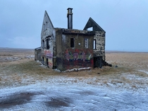Abandon house in Iceland Snaefellsnes Peninsula