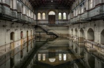 Abandoned Abbey Mills Pumping Station Stratford England 