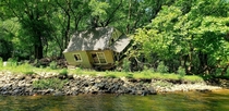 Abandoned AirBNB taken out during a flood on the Watauga River in Tennessee