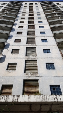 Abandoned Apartment Building Chernobyl Exclusion Zone Ukraine  
