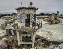 Abandoned Army Stockade Tower Fort Ord California