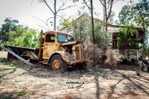 Abandoned Austin on a farm in Chinchilla Australia
