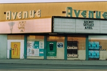 Abandoned avenue theatre building Edmonton 