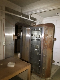Abandoned bank vault
