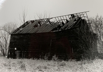 Abandoned barn in rural Illinois