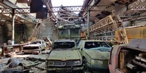 Abandoned barn with vehicles Belgium