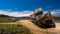 Abandoned Boat at Point Reyes California 