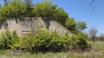 Abandoned bomb shelter in Elmwood IL