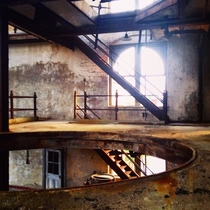Abandoned Brewery between floors