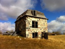 Abandoned Brick Farm House 