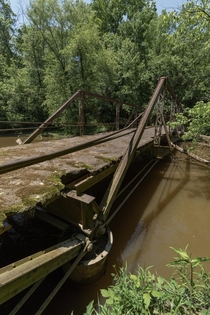 Abandoned Bridge in the Woods of Maryland