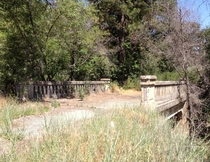 Abandoned bridge in Tuolumne CA 