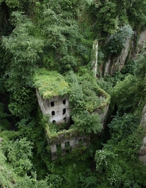 Abandoned building in Vallone dei Mulini near Sorrento Italy