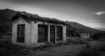 Abandoned buildings in the California Desert outside Palms Springs 