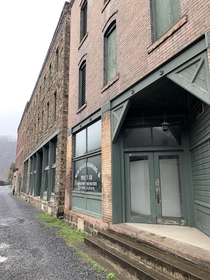 Abandoned Buildings now serve as historical markers of a once-booming railroad town 