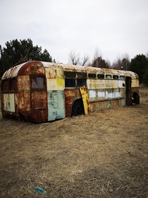 Abandoned bus - Chernobyl 