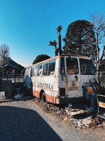 Abandoned bus in Kawagoe Saitama prefecture