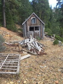 Abandoned cabin near PCT