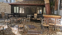 Abandoned cafe