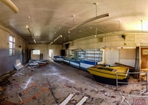 Abandoned canteen in an raf base