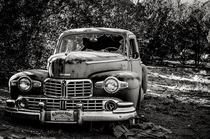 Abandoned car Albuquerque New Mexico