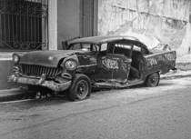 Abandoned Car Havana Cuba  Does anyone know the Model of this car