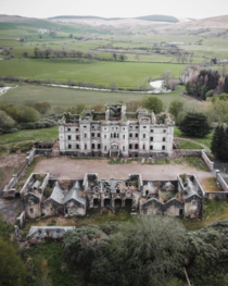 Abandoned Castle in Ayrshire Scotland
