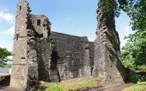 Abandoned castle in Strathaven Scotland 