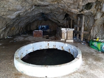 Abandoned cave bar Makarska Croatia