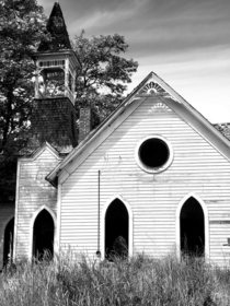 Abandoned Church in Antelope OR - photo by Mrs Filthy