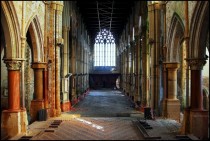 Abandoned church in Leeds UK 