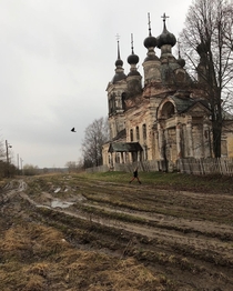 Abandoned church in Russia