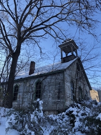 Abandoned Church in the snow