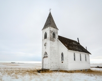 Abandoned church on the prairies OC